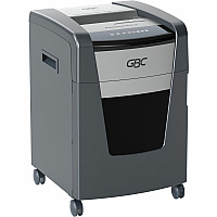 GBC Momentum Paper Shredder, M12-12, Micro-Cut, Anti-Jam, 12 Sheets Continuous Shredder - Micro Cut - 12 Per Pass - for shredding CD, Credit Card, Junk Mail, Staples, Paper Clip, DVD - 0.078" x 0.594" Shred Size - 9" Throat - 12 gal Wastebin C (WSM177003)