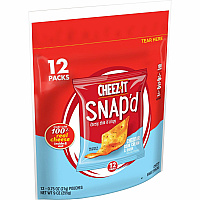 Cheez-It Snap'd Cheddar Sour Cream & Onion Crackers Cheddar Sour Cream, Onion - 9 oz - 12 / Box (11951)