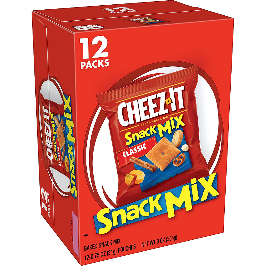 Cheez-It Classic Snack Mix Cheese - 9 oz - 12 / Box (11720)