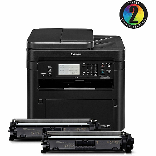 Canon imageCLASS MF269dw VP II Wireless Laser Multifunction Printer - Monochrome - Black Copier/Fax/Printer/Scanner - 30 ppm Mono Print - 600 dpi Print - Automatic Duplex Print - Flatbed Scanner - 600 dpi Optical Scan - For Plain Paper Print -  (5938C001)