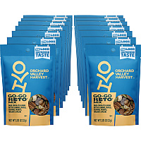 Orchard Valley Harvest Go-Go Keto Mix Grain-free, Gluten-free, No Artificial Color, No Artificial Flavor, Preservative-free, Resealable Bag - Crunch, Walnut, Almond, Peanut, Blueberry - 1 Serving Bag - 1.85 oz - 14 / Carton (V14045)