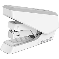 Fellowes EasyPress Half Strip Stapler Staples Upto 40 Sheet - Holds Upto 105 Staple - Half Strip - Staple Size: 0.25" - White - 1 Each (5014301)