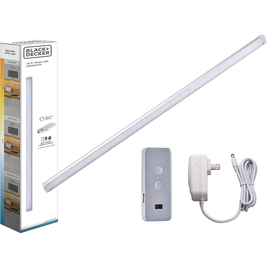 Black & Decker Smart Under Cabinet Lighting Kit Silver - 1 Each (LEDUC241CCTA)