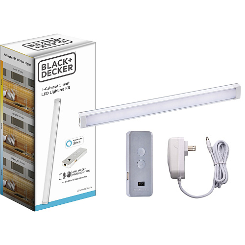 Black & Decker Smart Under Cabinet Lighting Kit Silver - 1 Each (LEDUC91CCTAC)