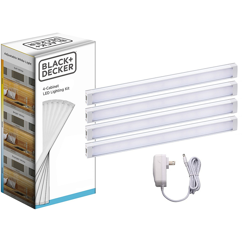 Black & Decker Under Cabinet Lighting Kit Silver - 1 Each (LEDUC94CCT)