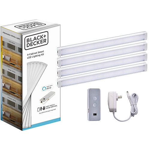 Black & Decker Smart Under Cabinet Lighting Kit Silver - 1 Each (LEDUC94CCTAC)