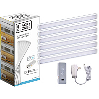 Black &amp; Decker Smart Under Cabinet Lighting Kit Silver - 1 Each (LEDUC96CCTAC)