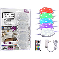 Black &amp; Decker Color-Changing LED Puck Light Kit White - 1 Each (LEDUCPUCK5RG)