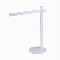 Bostitch Dimmable Bar Desk Lamp 5.50 W LED Bulb - Matte - Dimmable, Adjustable Brightness, Color Temperature Setting, Flicker-free, Adjustable Head, Glare-free Light - Metal - Desk Mountable - White - for Desk, Relaxing, Reading, Room - 1 Ea (VLED1813BOS)