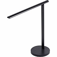 Bostitch Folding LED Desk Lamp LED Bulb - Foldable, Dimmable, Color Temperature Setting, Adjustable Brightness, Glare-free Light, Touch Sensitive Control Panel, Flicker-free - Desk Mountable - Black - for Desk, Relaxing - 1 Each (VLED1826BBOS)