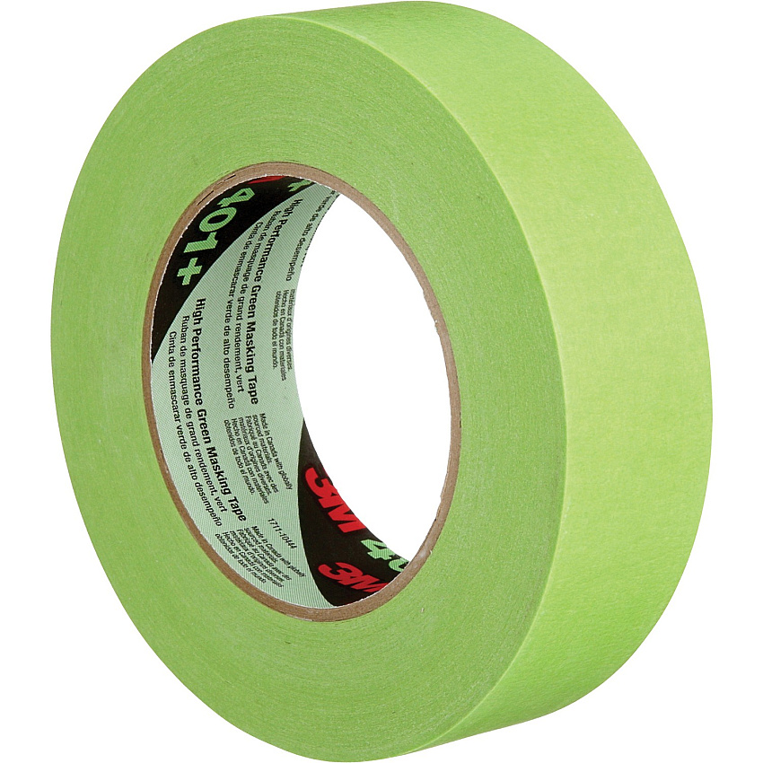 3M 401+ High Performance Green Masking Tape 2.17" Length x 0.71" Width - Green - 1 Roll (40118X55)