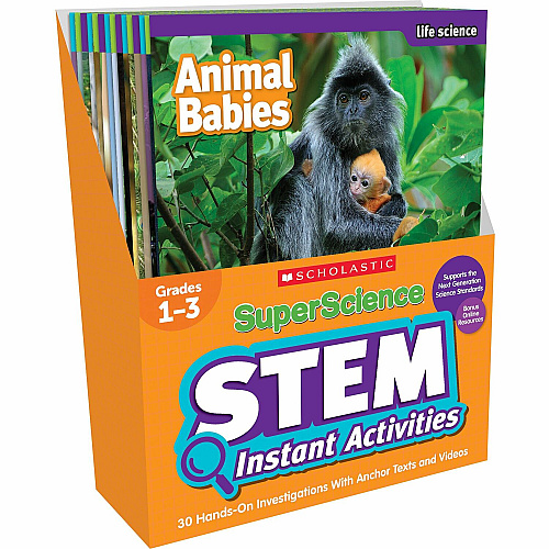 Scholastic SuperScience STEM Instant Activities Printed Book Grade 1-3 (1338099000)