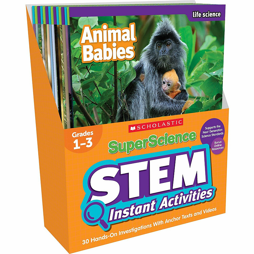 Scholastic SuperScience STEM Instant Activities Printed Book Grade 1-3 (1338099000)
