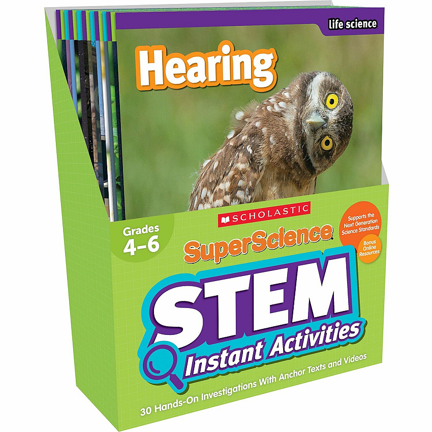 Scholastic SuperScience STEM Instant Activities Printed Book Grade 4-6 (1338099019)