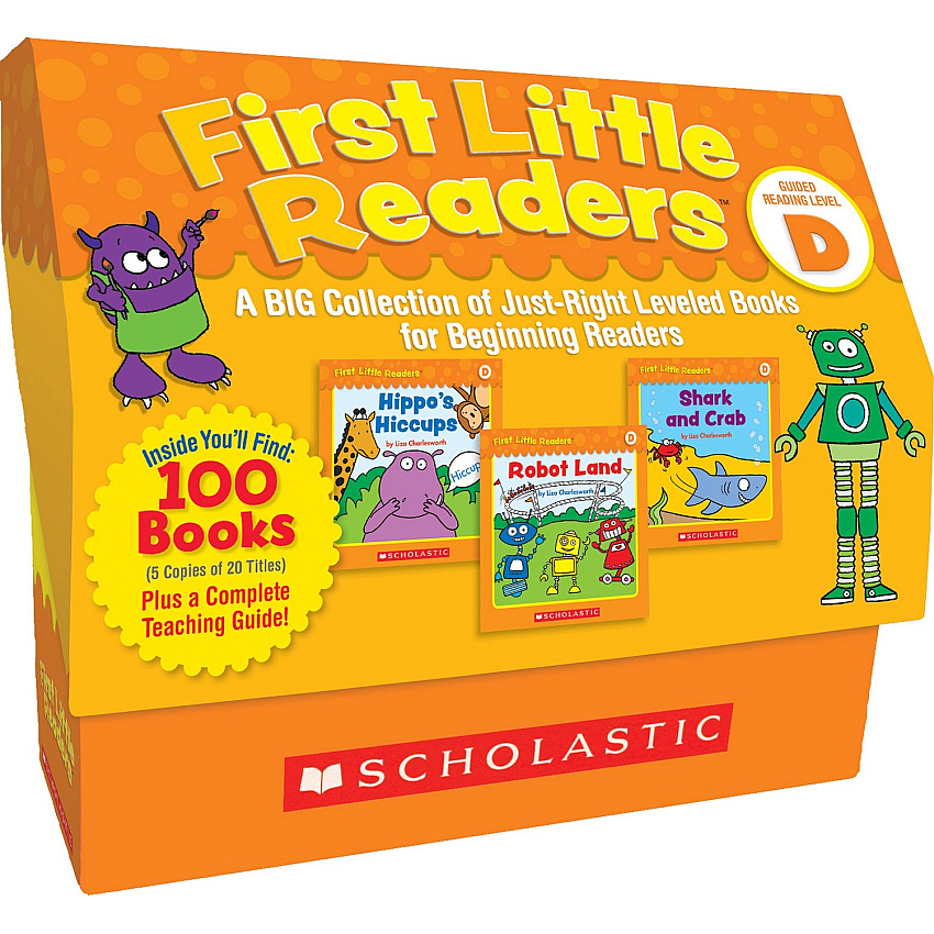 Scholastic First Little Readers Books Set Printed Book Book - Grade Pre K-2 - 5 Copies of 20 Titles/Set (1338111469)