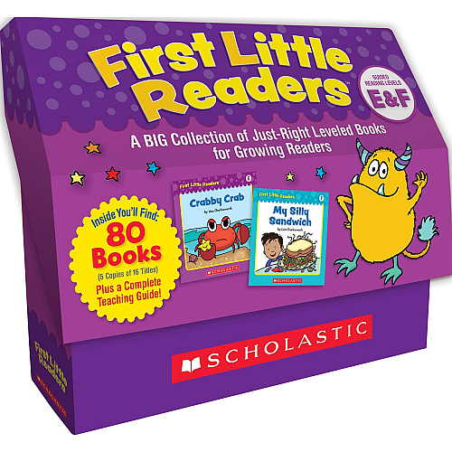 Scholastic First Little Readers Books Set Printed Book Book - Grade Pre K-2 - 5 Copies of 16 Titles/Set (1338256564)
