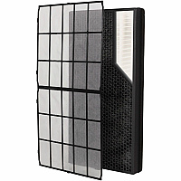 Fellowes AeraMax SV Air Purifier HEPA - Remove Pollen, Remove Dust, Remove Pet Dander, Remove Smoke, Remove Allergens - 100% Particle Removal Efficiency - 0.10 &micro;m Particles - 29.3" Height x 12.6" Width x 12.6" Depth - 2 / Pack (9787902)