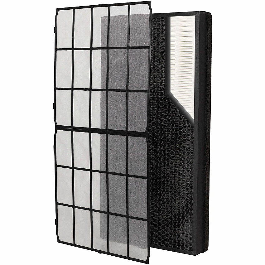 Fellowes AeraMax SV Air Purifier HEPA - Remove Pollen, Remove Dust, Remove Pet Dander, Remove Smoke, Remove Allergens - 100% Particle Removal Efficiency - 0.10 &micro;m Particles - 29.3" Height x 12.6" Width x 12.6" Depth - 2 / Pack (9787902)