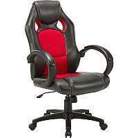 LYS High-back Gaming Chair For Gaming - Polyurethane, Mesh, Nylon - Red, Black (CH700PARD)