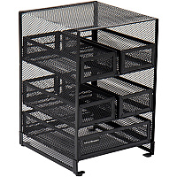 Mind Reader Network 5-Compartment Tea Bag Organizer 30 x Tea Bag - 5 Compartment(s) - 5 Drawer(s) - 10