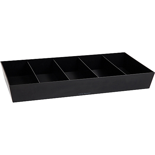 Mind Reader 5-Compartment Snack Organizer 5 Compartment(s) - Lightweight - Black - 1 Each (SNACKORGT)
