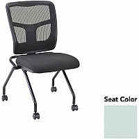 Lorell Training Room Guest Chairs Castillo Breezy Seat Color - Castillo Vinyl, Polyurethane Seat Material - Polyester, Cotton Back Material - Powder Coated Black Frame Color - Metal Frame Material - Four-legged Base - 2 / Carton (LLR84385102)