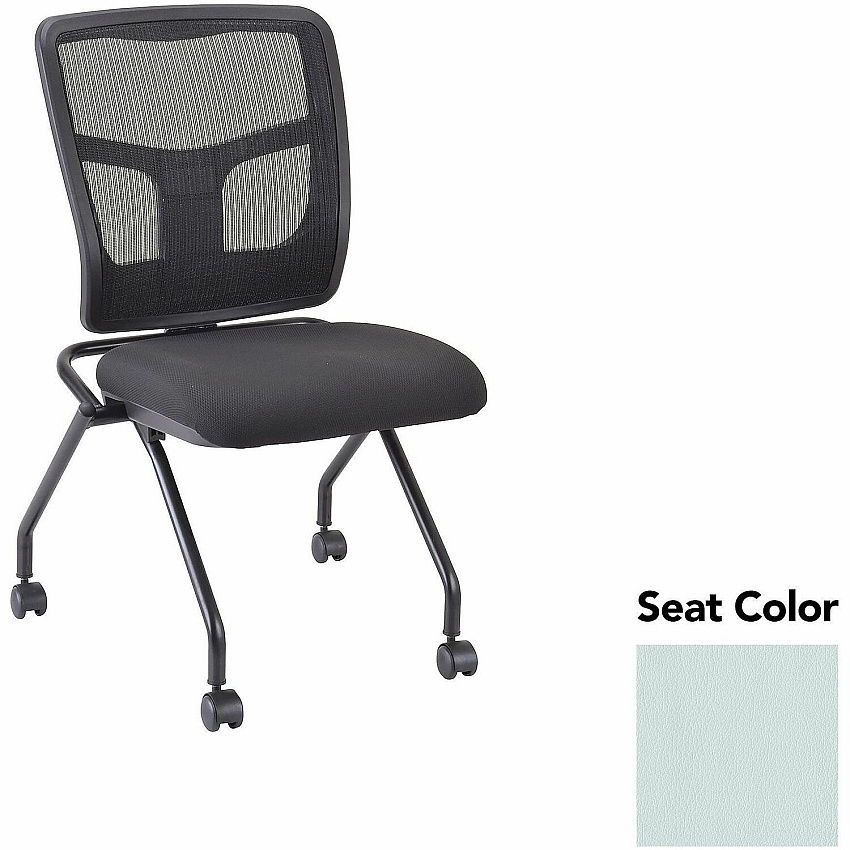 Lorell Training Room Guest Chairs Castillo Breezy Seat Color - Castillo Vinyl, Polyurethane Seat Material - Polyester, Cotton Back Material - Powder Coated Black Frame Color - Metal Frame Material - Four-legged Base - 2 / Carton (LLR84385102)
