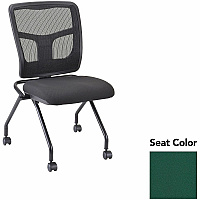Lorell Training Room Guest Chairs Forte Chive Seat Color - Forte Fabric, Polyester Seat Material - Black Back Color - Powder Coated Frame Color - Metal Frame Material - Four-legged Base - 2 / Carton (LLR8438542)