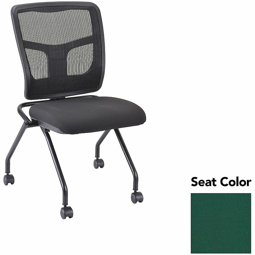 Lorell Training Room Guest Chairs Forte Chive Seat Color - Forte Fabric, Polyester Seat Material - Black Back Color - Powder Coated Frame Color - Metal Frame Material - Four-legged Base - 2 / Carton (LLR8438542)