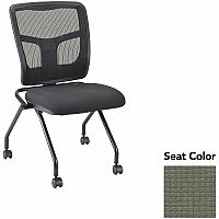 Lorell Training Room Guest Chairs Shire Sage Seat Color - Shire Fabric, Polyester Seat Material - Black Back Color - Acrylic Back Material - Powder Coated Frame Color - Metal Frame Material - Four-legged Base - 2 / Carton (LLR8438585)
