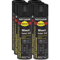 Rust-Oleum High Performance Enamel Spray Paint Liquid - Gloss Black - 15 fl oz - 6 / Carton (V2179838CT)
