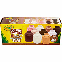 Crayola Colors of the World Washable Kids Paint Liquid - 2 fl oz - 10 / Pack - Assorted (542315)