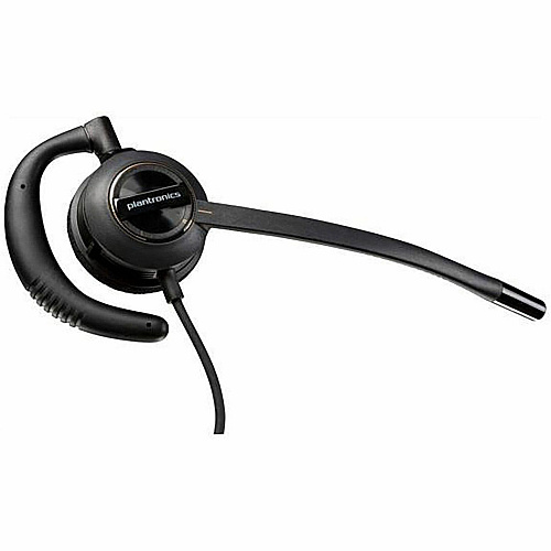 Poly EncorePro HW530 Quick Disconnect Headset Mono - Mini-phone (3.5mm) - Wired - 20 Hz to 16 kHz - On-ear - Monaural - Ear-cup - 2.92 ft Cable - Omni-directional, Noise Cancelling Microphone - Black (783P2AA)