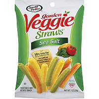 Celestial Seasonings The Hain Celestial Sea Salt Garden Veggie Straws Snack Gluten-free, Non-GMO, No Artificial Flavor, Preservative-free - Crunchy, Sea Salt - 1 oz - 24 / Carton (30057)