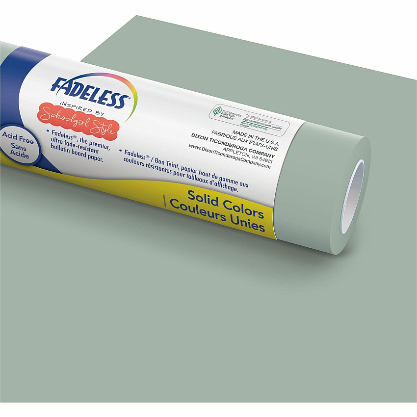 Fadeless Bulletin Board Paper Rolls Bulletin Board, Classroom, Art - 47.50" Width x 50 ft Length - 50 lb Basis Weight - Vintage Chalkboard - 1 Roll (P0040025)