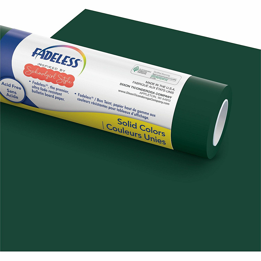 Fadeless Bulletin Board Paper Rolls Bulletin Board, Classroom, Art - 48" Width x 50 ft Length - 50 lb Basis Weight - Enchanted Garden - 1 Roll (P0040035)