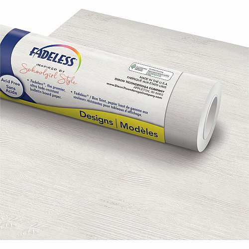 Fadeless Bulletin Board Paper Rolls Bulletin Board, Classroom, Art - 48" Width x 50 ft Length - 50 lb Basis Weight - Southern Belle Shiplap - 1 Roll (P0040055)