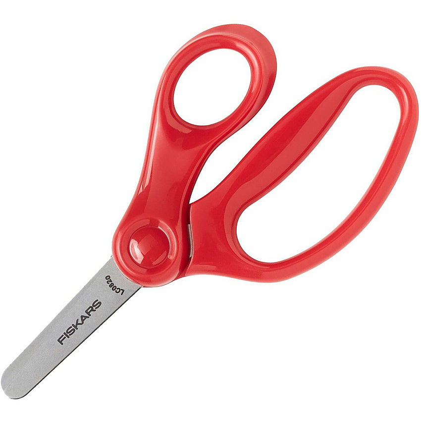 Fiskars 5" Blunt-tip Kids Scissors Child - Left/Right - Stainless Steel Safety Edge Blade - Blunted Tip - Assorted - 1 Each (1067042)