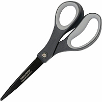 Fiskars Non-stick Titanium Soft Grip Scissors Titanium - Gray - 1 Each (1067268)