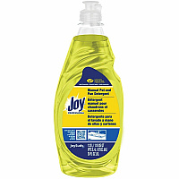 JoySuds Professional Dishwashing Detergent Concentrate - 38 fl oz (1.2 quart) - Lemon Scent - Yellow - 8 / Carton (43606)