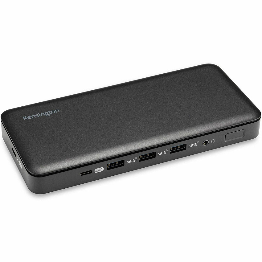 Kensington USB-C Triple Video Docking Station for Notebook, Monitor - USB Type C - 3 Displays Supported - 4K, Full HD - 3840 x 2160, 1920 x 1080 - USB Type-C - Black - Wired - Windows 10 - 85W (33480)