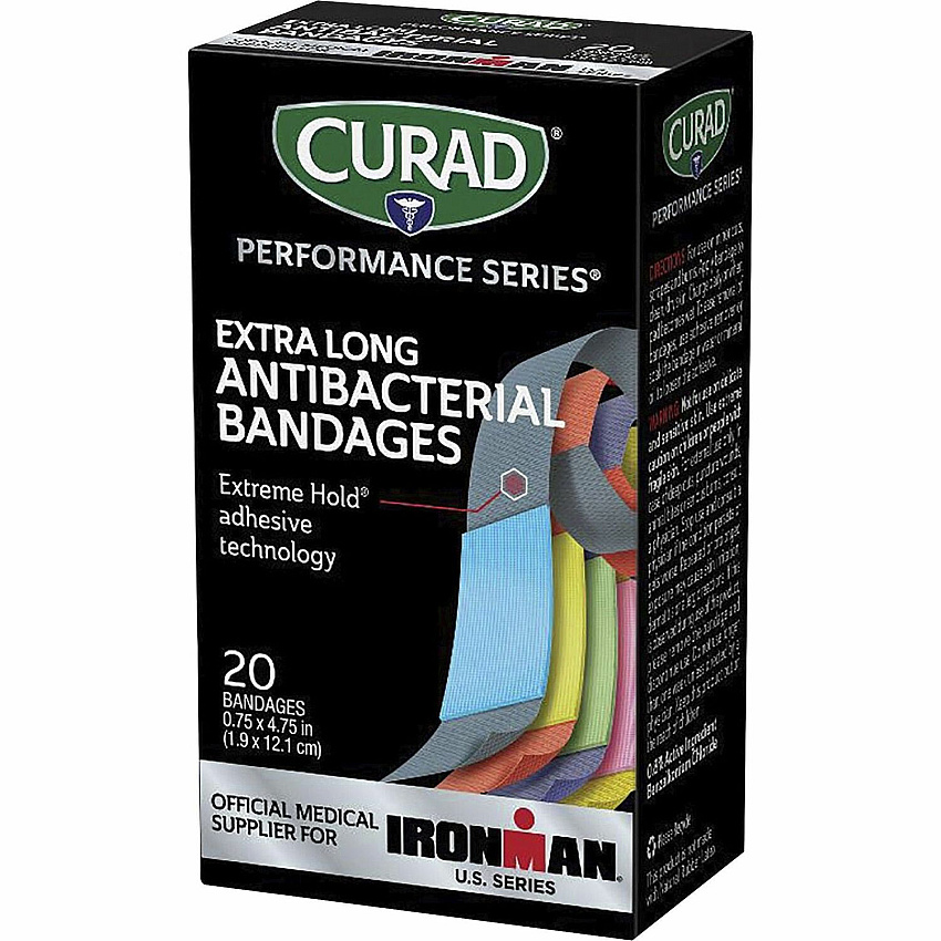 Curad Antibacterial Ironman Bandages 1Box - Assorted - Woven (CURIM5019V1)