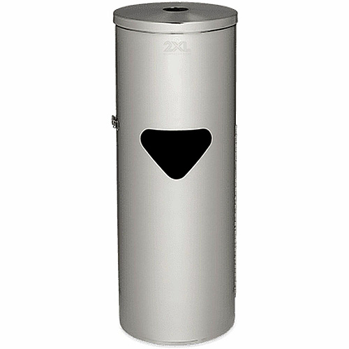 2XL Stainless Steel Stand Wiper Dispenser Stainless Steel - Stainless Steel - Refillable, Smudge Resistant, Hands-free - 1 Each (L63)