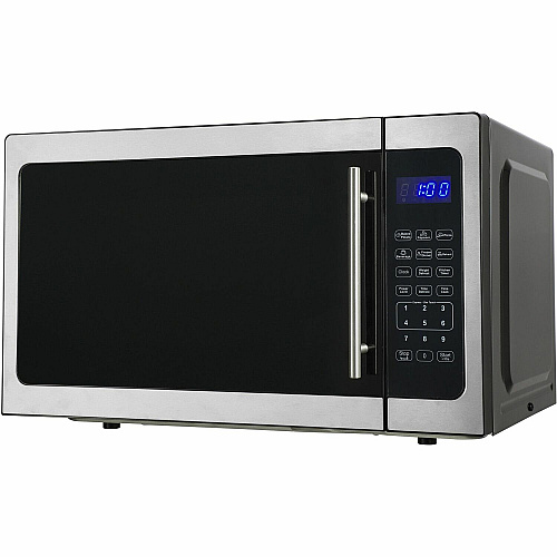 Avanti Microwave Oven 1.5 ft³ Capacity - Microwave - 10 Power Levels - 1000 W Microwave Power - FuseStainless Steel - Silver (MT150V3S)