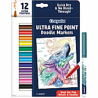Crayola Doodle Markers Multi Ink - 12 / Pack (588313)