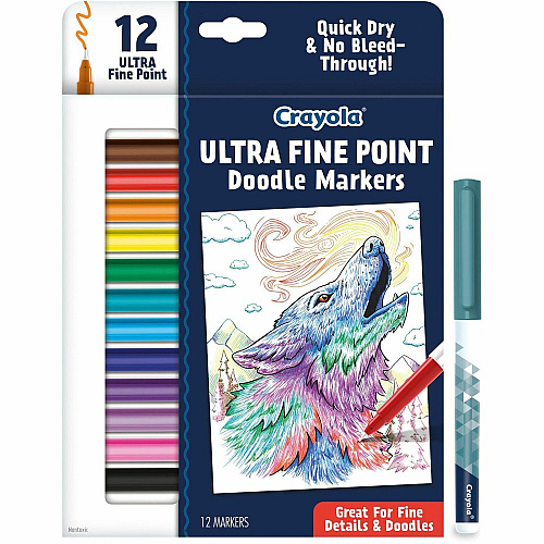 Crayola Doodle Markers Multi Ink - 12 / Pack (588313)