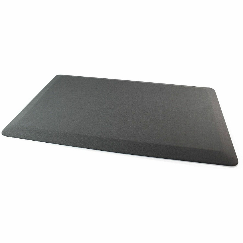 Floortex Gray Standing Comfort Mat - 16" x 24" 24" Length x 16" Width x 0.800" Depth x 0.800" Thickness - Rectangular - Polyester, Polyurethane - Gray - 1 Each (CC1624GRY)