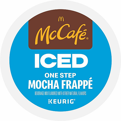 McCafe McCaf&eacute;&reg; K-Cup Iced One-Step Mocha Frappe Compatible with Keurig Brewer - Ice Coffee - Medium - K-Cup - Mocha Frapp&eacute; - 20 / Box (9845)