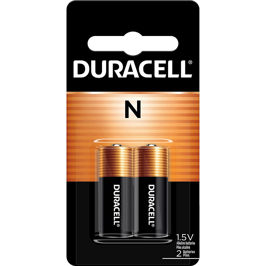 Duracell N Size Alkaline Battery Alkaline - 1.5V DC (MN9100B2)