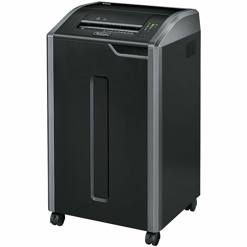 Fellowes Powershred 425HSG 100% Jam Proof BAA & TAA Compliant High Security Shredder Continuous Shredder - 8 Per Pass - for shredding Paper - P-7 - Black - TAA Compliant - 1 Carton (4251501)